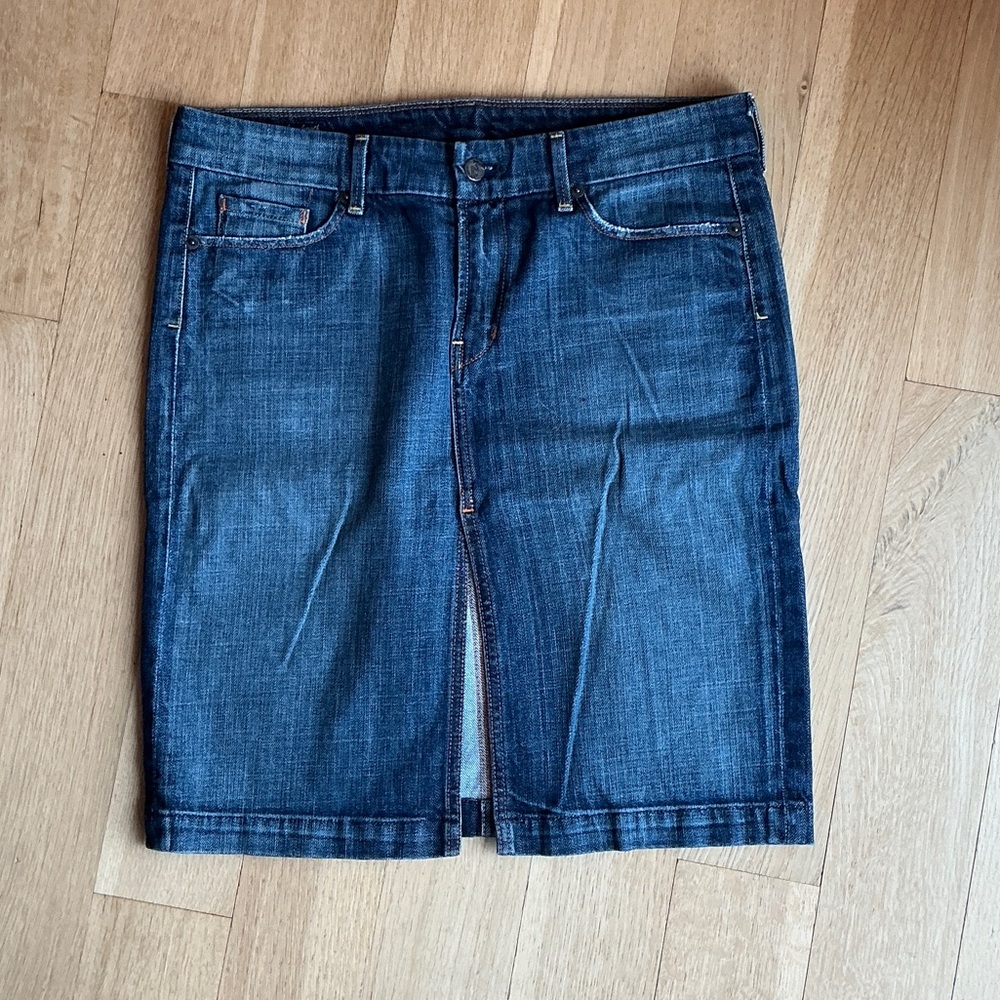 Citizens Of Humanity Blue Denim Skirt
